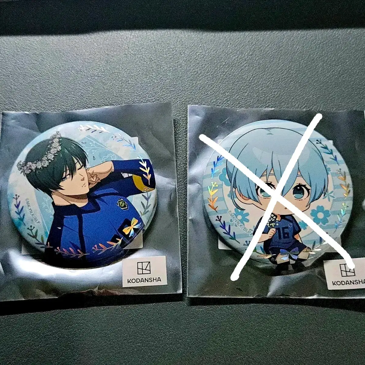 ブルーロックバースフラワー缶バッジ糸志リン SD